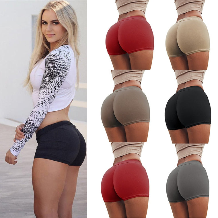 Sexy Yoga Shorts Women Sports Wear Fitness Short Pants Skinny Female