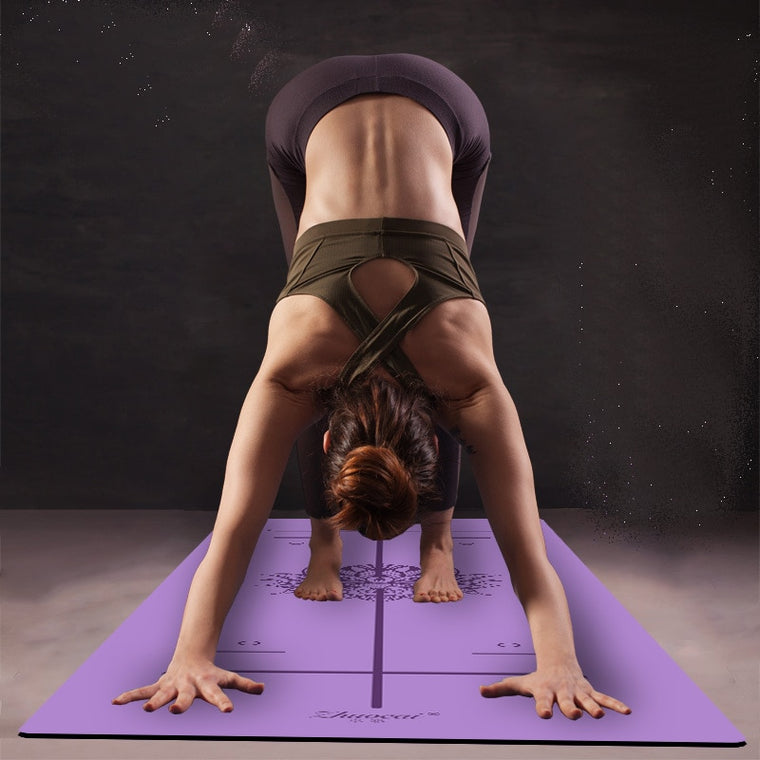 Position Line More Longer  Natural Rubber Non-Slip Tapete Yoga