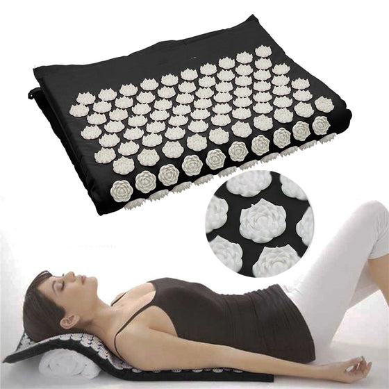 Fitness Yoga Spike Mat Lotus Acupuncture Massage Mat Bed Pilates